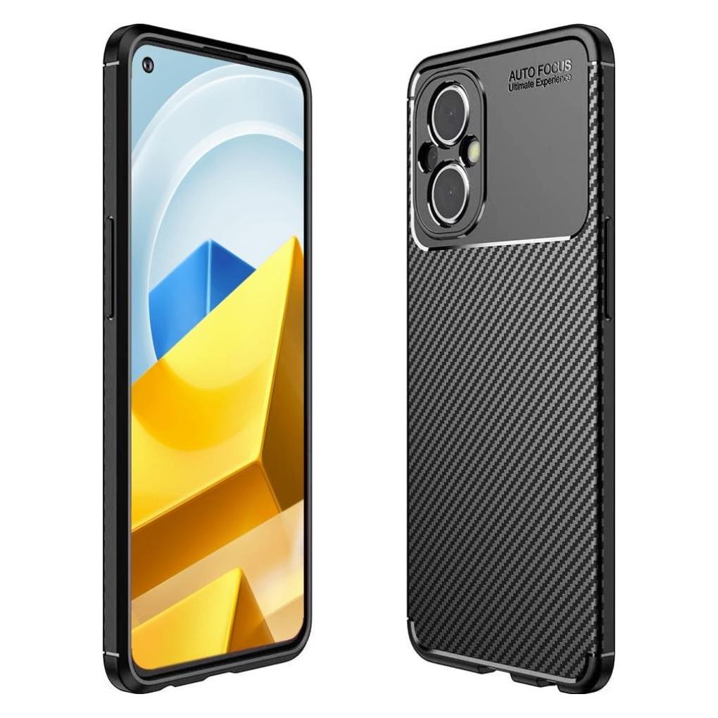 Screenguard Xiaomi Poco M5 Hülle Carbon Design TPU Case (Xiaomi Poco M5) (00031827)