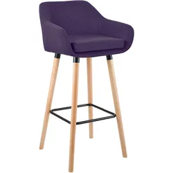 CLP Barhocker Grant Stoff   Farbe: lila