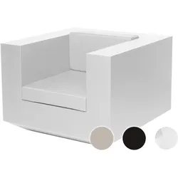 Vondom »VELA« Outdoor Lounge Sessel Black / Basic Matt
