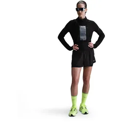 Nike Swift DF 2-in-1-Damen-Laufshorts - Schwarz - L