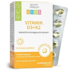 Vitamin D3K2 Kapseln für Kinder – WHITE OMEGA® Kids 45 St
