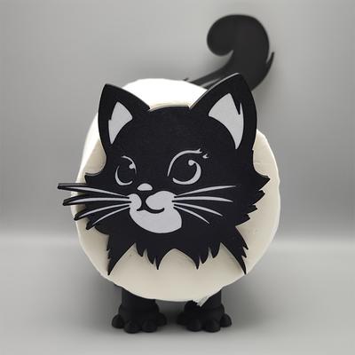 Perfect Picks Market Cute Cat Toilet Paper Holder Wall Mount Anti Slip Bathroom Organizer Cute Cat Toilet Paper Holder Wall Mount Anti Slip Bathroom Organizer