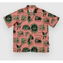 The Dudes Beelzebud Pink Green Hawaiian Hemd multicolor Gr. XL