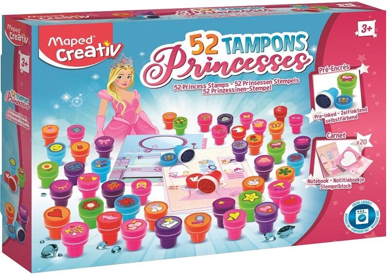 Coffret 52 tampons Princesses - Maped Creativ