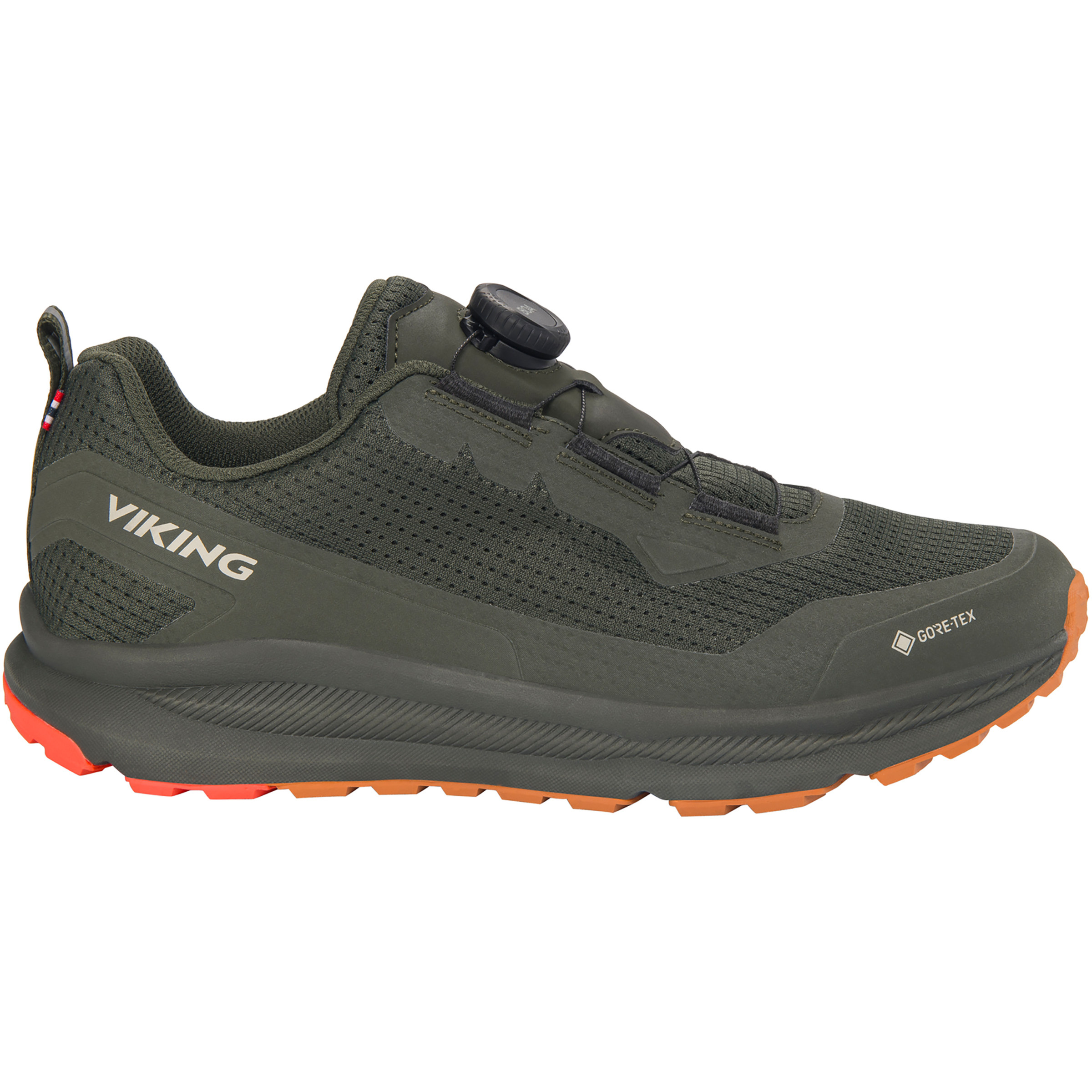 Viking Motion Low GTX Boa Herren Zustiegsschuhe oliv Größe 44 Trekking Wasserdicht