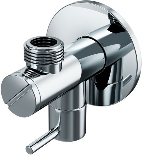 Steinberg Serie 100 Eckventil 1001640 chrom, 1/2" x 3/8", mit Schmutzfilter