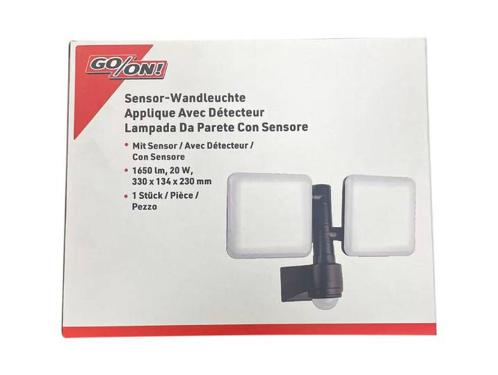 GO ON Aussenleuchte Sensor 20W