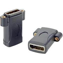 Exsys Einbau-Adapter DisplayPort BU-BU, Video Adapter, Schwarz