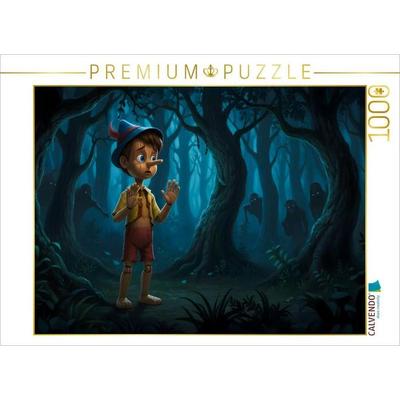 CALVENDO Puzzle Allein verirrt im bedrohlichen Zauberwald | 1000 Teile Lege-Größe 64x48cm Foto-Puzzle für glückliche Stunden, von , Calvendo Puzzle