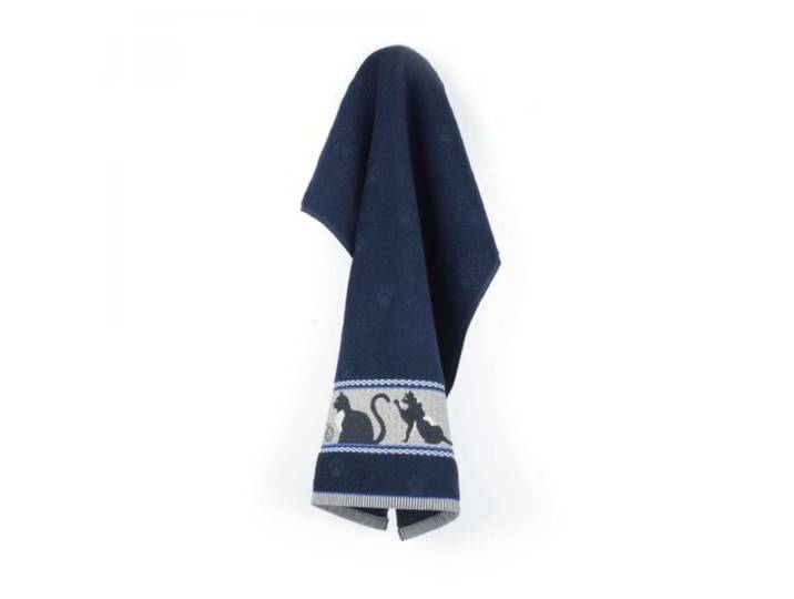 Bunzlau Castle Bunzlau Castle Cats keukendoek 53x60 Dark Blue