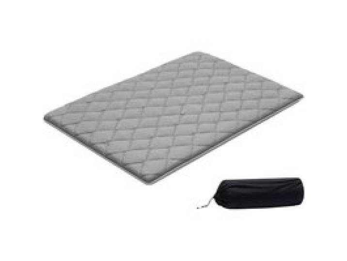 VEVOR japanische Futon-Matratze (2032 x 1372 x 89 mm), faltbare Tatami Bodenmatratze (Full Size) mit Aufbewahrungstasche & Befestigungsmaterial, 9-lagige Schlafmatte für Meditation Yoga, Grau