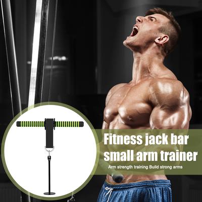 Youfap Market Forearm Muscle Strength Workout Bar, Wrist Trainer Pulldown Bar With Thickened Sponge Grip, Portable Fitness Equipment green