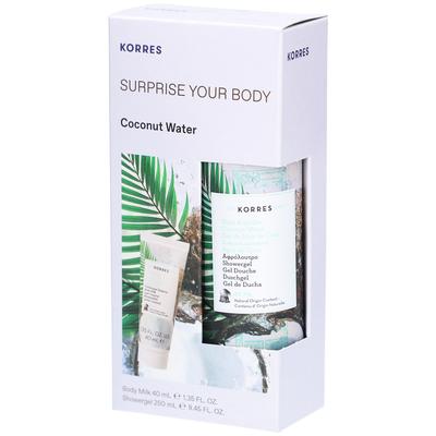 Korres Kg The Coconut Water Surprise Mixed Set 250+40ml 250+40 ml Lotion