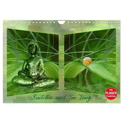 Buddha und Yin Yang (Wandkalender 2026 DIN A4 quer), CALVENDO Monatskalender