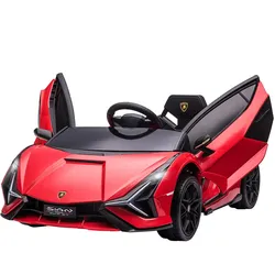 KINDERFAHRZEUG SUV-Auto-Spielzeug mit Fernbedienung Musik Rot