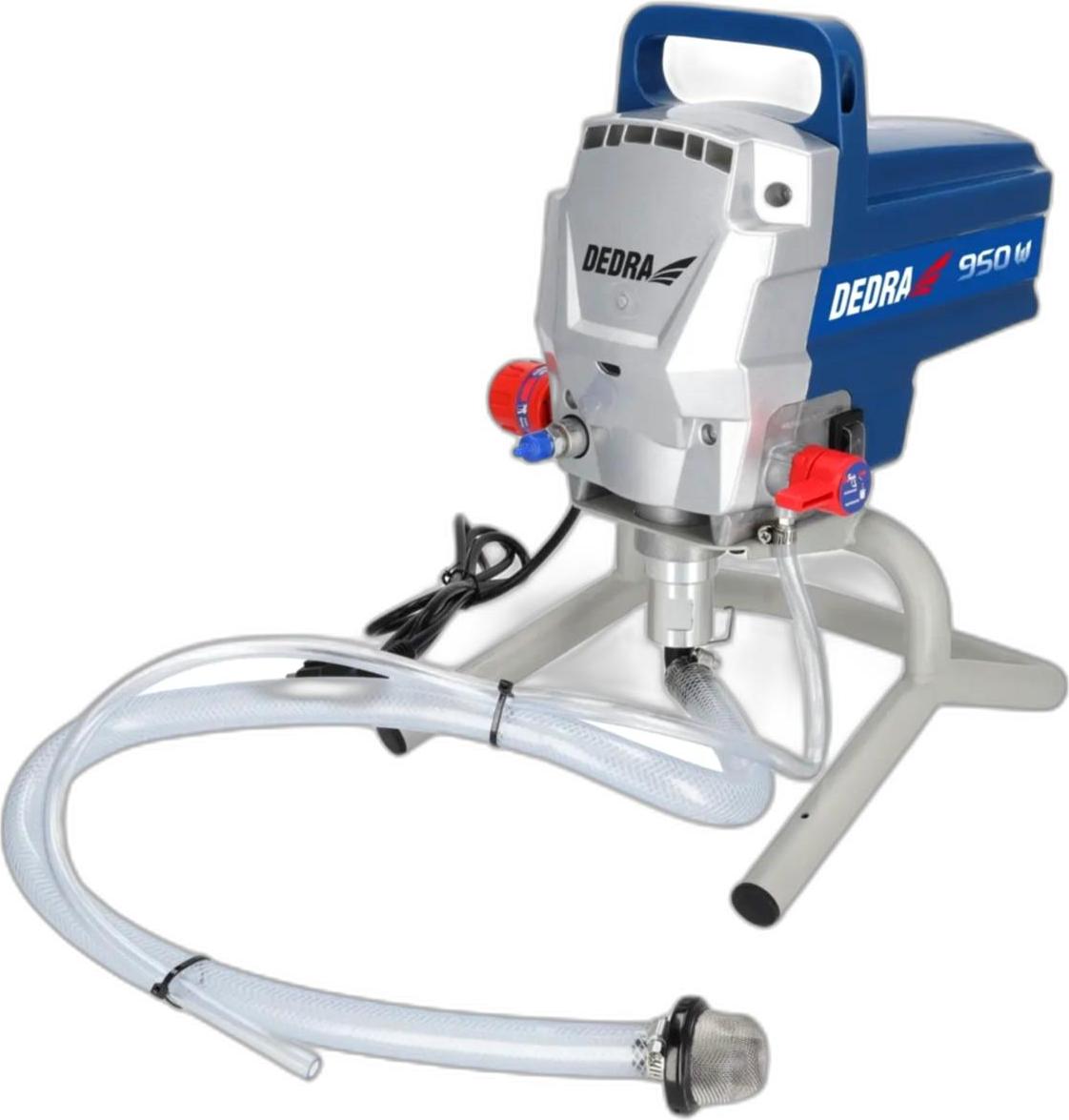 Airless Hochdruck Maleraggregat 950W mit 250 bar Maximaldruck und 15m Schlauch, ca. 11 kg