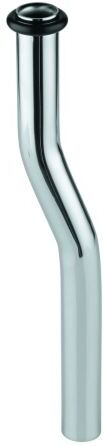 Grohe Urinalspülrohr 37037000 20 cm, Ø 1,8 cm, Messing, chrom, Kröpfung 2 cm