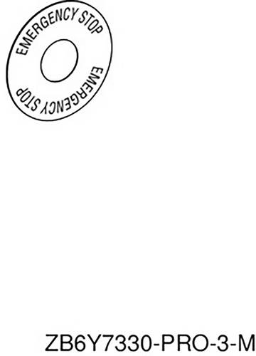 Schneider Electric ZB6Y7330 Bezeichnungsschild