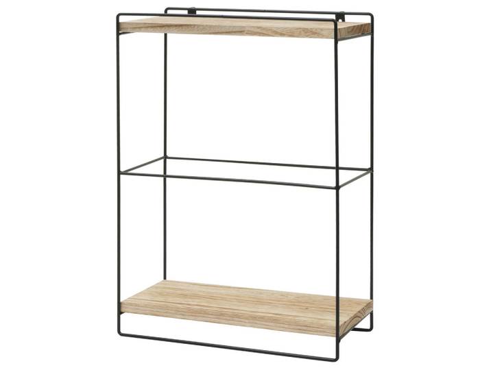 MCW Wandregal Braun, Hellbraun, Holz, 35x50x17 cm, Wohnzimmer, Regale, Wandregale