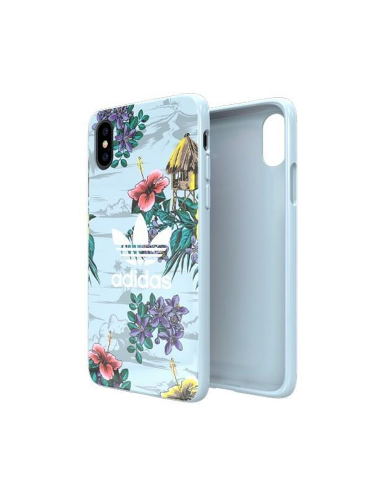 Adidas OR SnapCase Floral Case for iPhone X / Xs - Grey