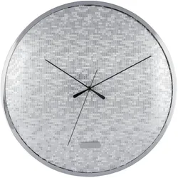 Karlsson, Wanduhr, Wanduhr Disco Bling Bling 40 cm, Silber (40 cm)