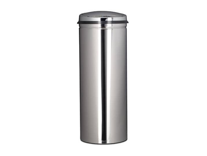 Mülleimer 50L mit Sensor Schwarz-Silber