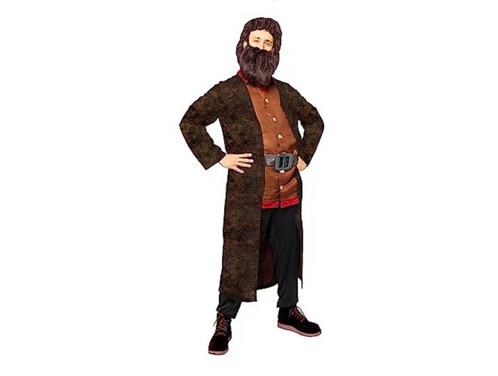 Amscan 9912484 - Heren officieel gelicentieerde Hagrid World Book Day verkleedkostuum maat: groot