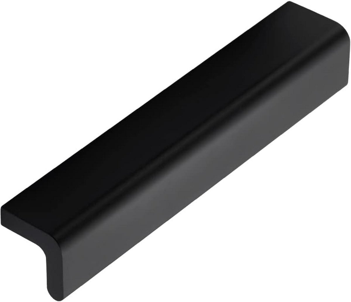 Zwarte Aluminium Greeplijst voor Keukenkastjes 128 mm
