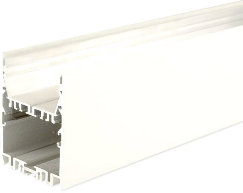Isoled Led Leuchtenprofil Lamp40 Up+down Aluminium Weiß Pulverbeschichtet