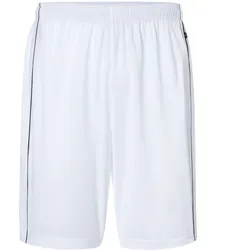 Basic Team Shorts "JN387" - S - white/black
