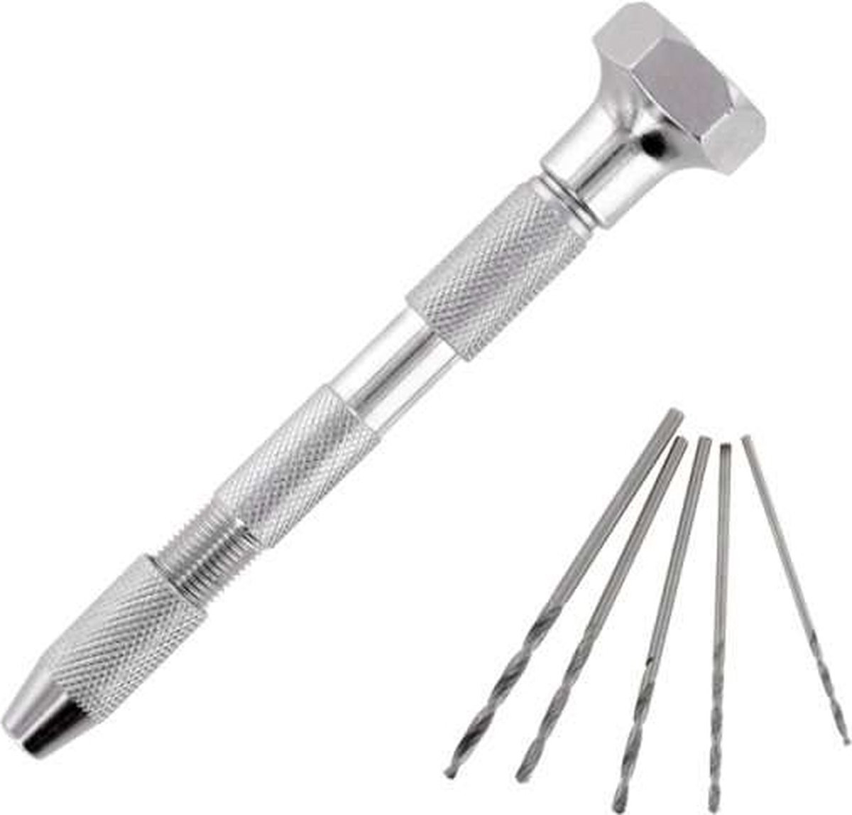 Modelcraft PPV2237D Pin Vice Handboor met 5 Boortjes (0 - 2,9 mm)