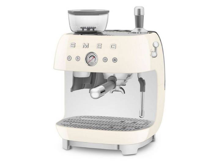Smeg Siebträgermaschine EGF03CREU Siebträgermaschine Creme
