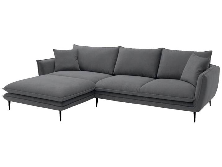 Hom´in Ecksofa LUNA, Stone, Webstoff
