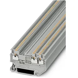 Phoenix Contact Term Block 1.5mm Twin Spring Grey, Elektronikkabel + Stecker, Grau