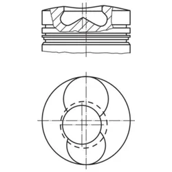 Kolben MAHLE 099 39 00
