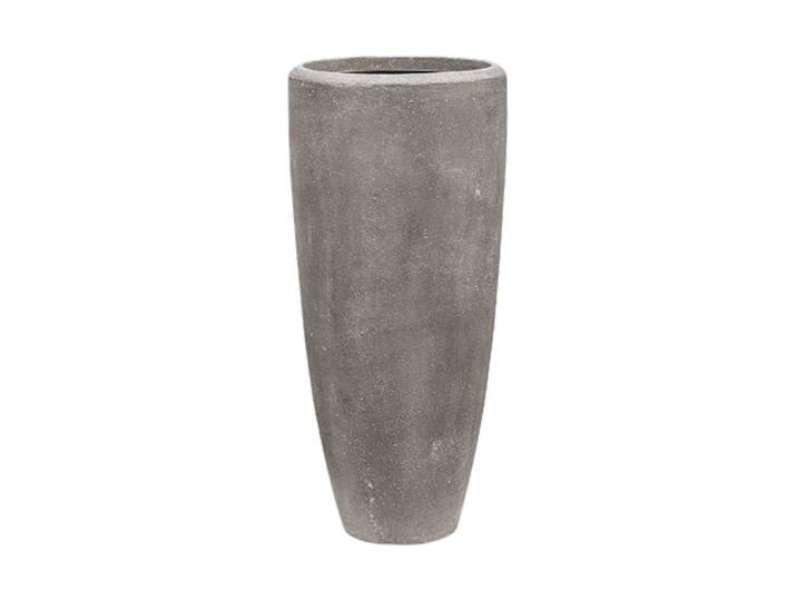 Hoher Blumentopf „Polystone Plain Partner“, verschiedene Grössen Grau Baq Design