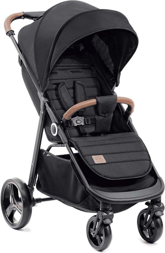 Kinderwagen/Buggy - Leichter Kinderwagen - Ideal für Spaziergänge in der Stadt - Faltbar mit einer Hand - Bis zu 22 kg - Schwarz