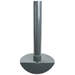 Winkelablauf DN 70 mit Hart-PVC Flansch für Flachdach