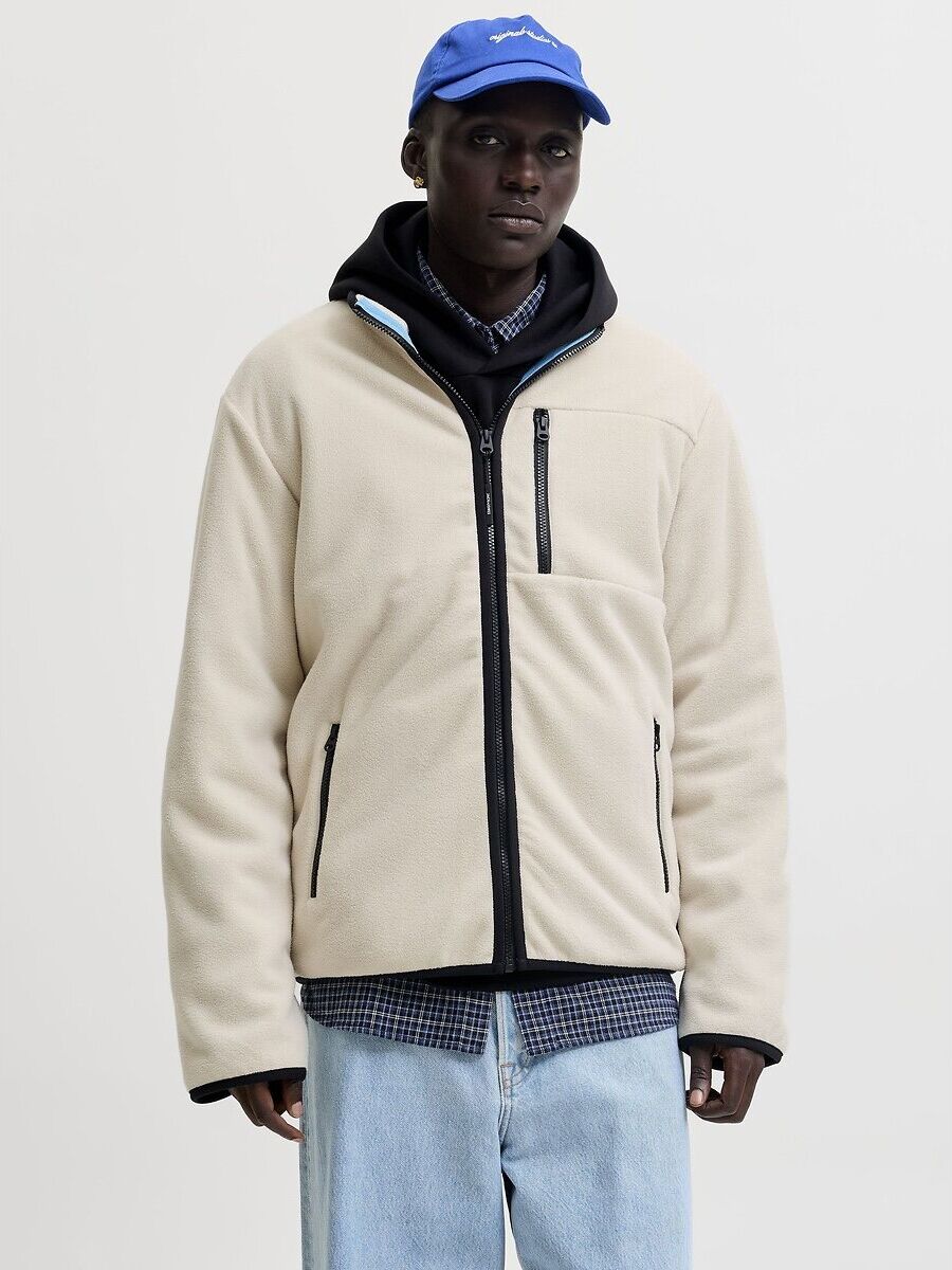 JACK & JONES Veste col montant, full zip, LUPO