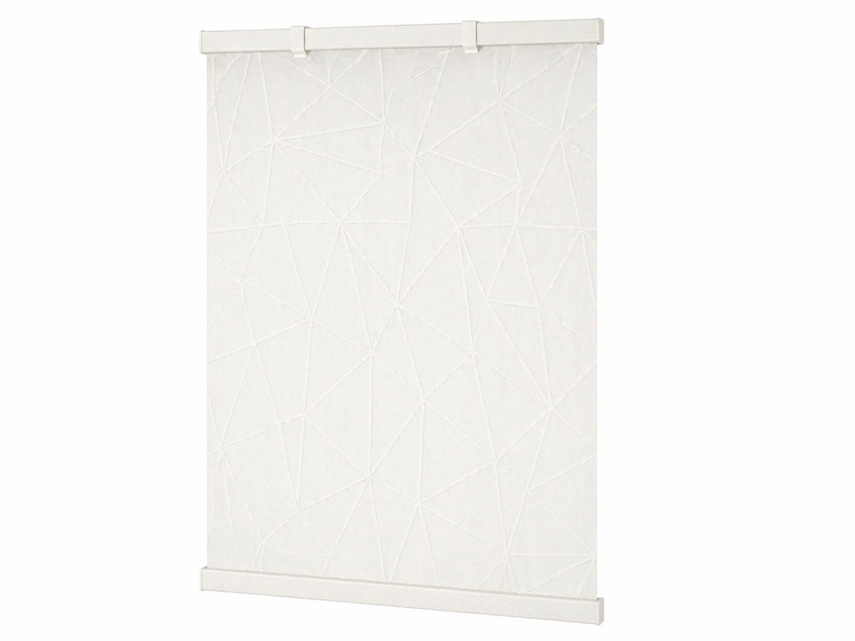 Madecostore Japans paneelgordijn Wit met klittenband - 45 x 260 cm