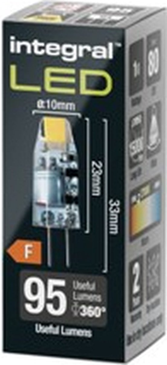 Integral Mini LED Lamp G4 1.1W 2700K 12V - Extra Warm Wit