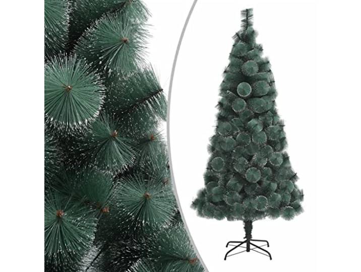 vidaXL Kunstkerstboom met standaard 150 cm PET groen
