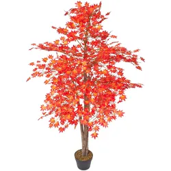 KUNSTBAUM Ahorn orange-rot, 160 cm