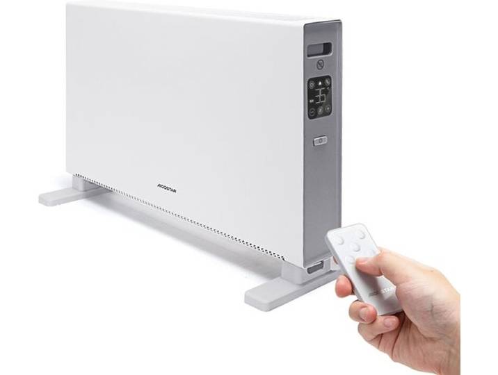 Aigostar Chauffage électrique de convection filaire 2000 W - Télécommande