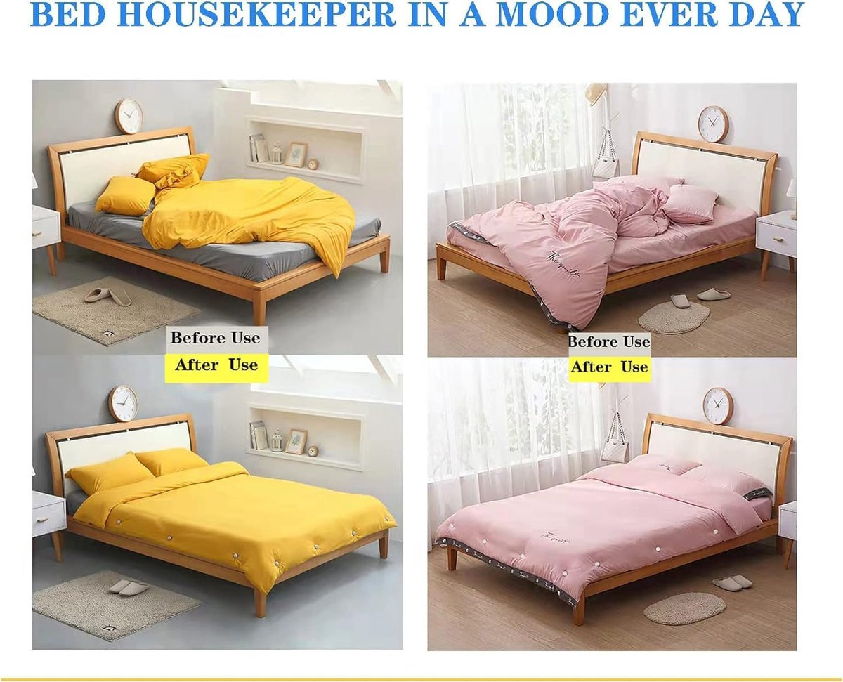 ShopVlot Duvet houders 16 stuks - Beige, Roze, Blauw, Groen
