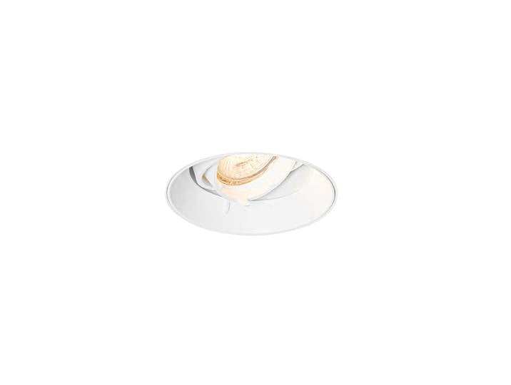 Spot encastré moderne blanc GU10 rond sans enjoliveur - Oneon