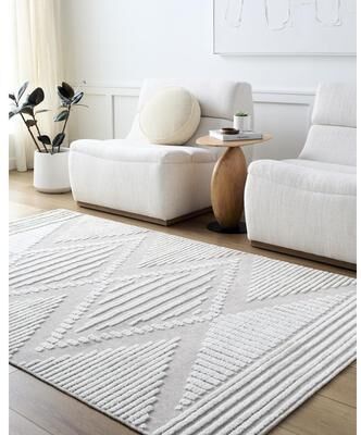 Livabliss Lyna Global Diamond Washable Area Rug