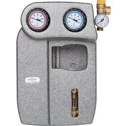 Solarstation Easyflow Typ 3 Zweistrang, ohne Pumpe, mit Luftabsch. Durchfluss: 2-12l/min, DN 25 (1'') AG