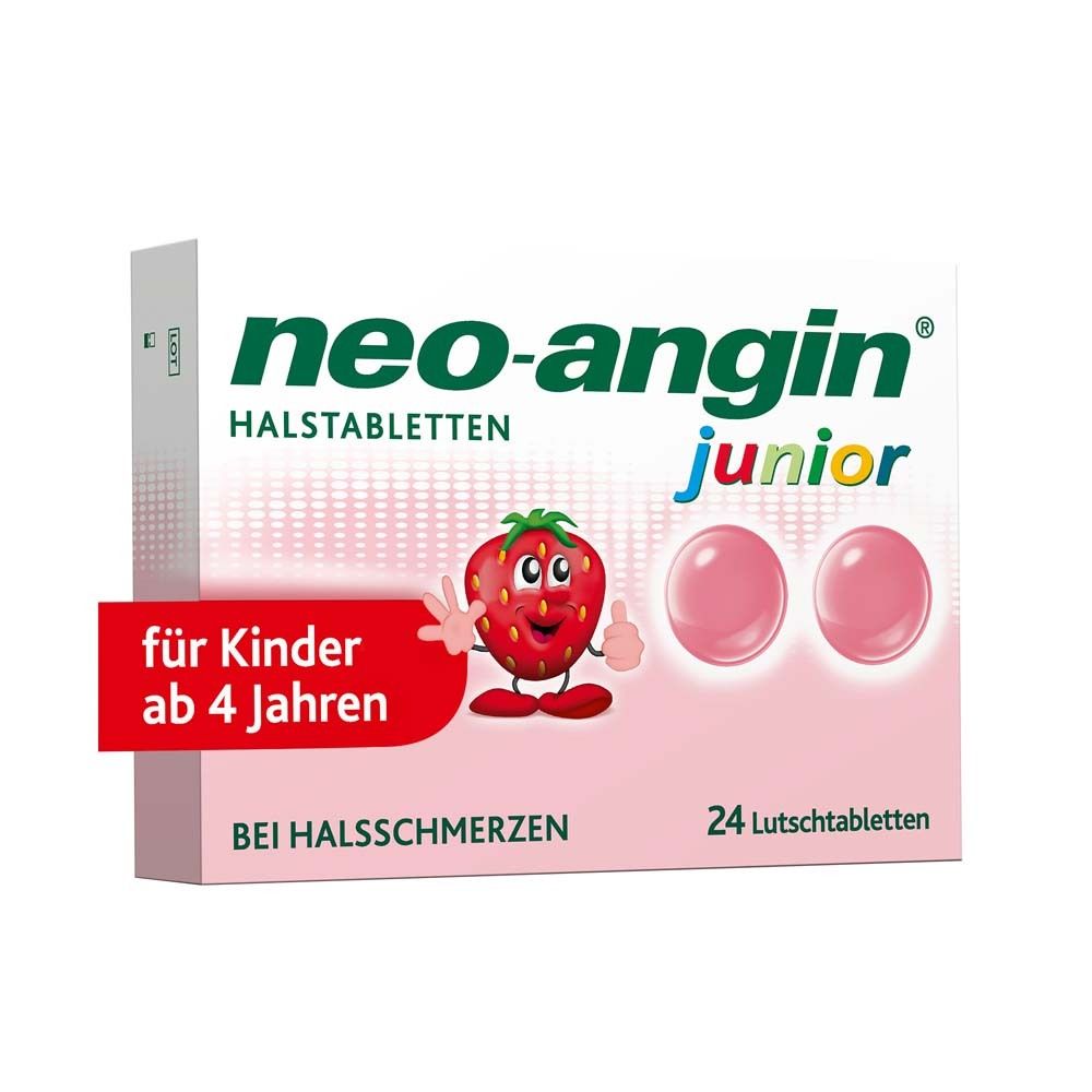 Neo-Angin junior Halstabletten 24 St Lutschtabletten