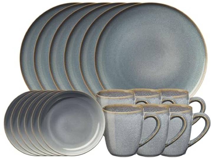 ASA Selection SAISONS Frühstücksset Denim 18tlg